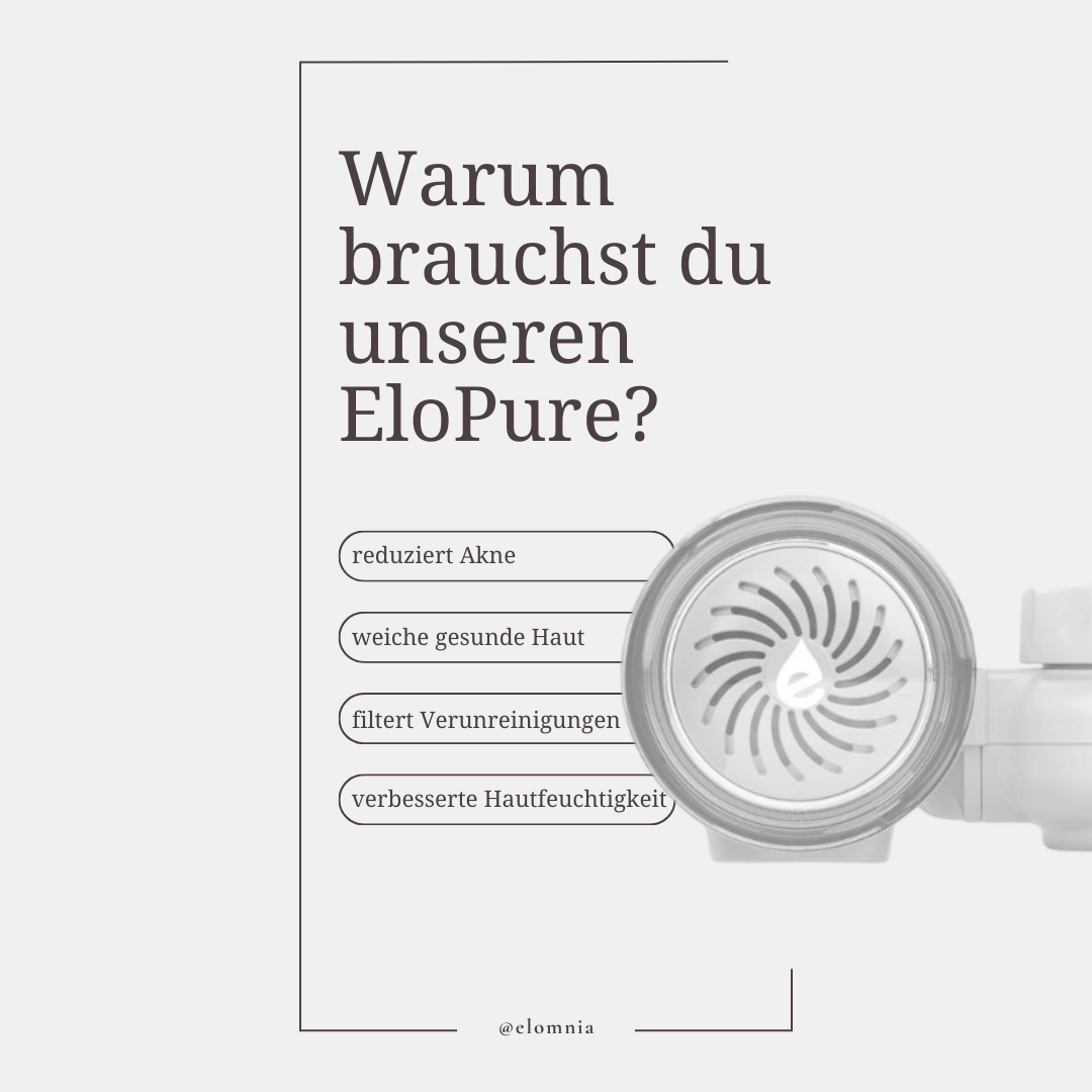 EloPure - Beauty Wasserfilter für die Hautpflege