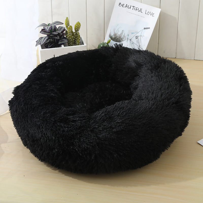 Cozy Round Bed for Dogs & Cats – Removable, Washable & Ultra-Soft