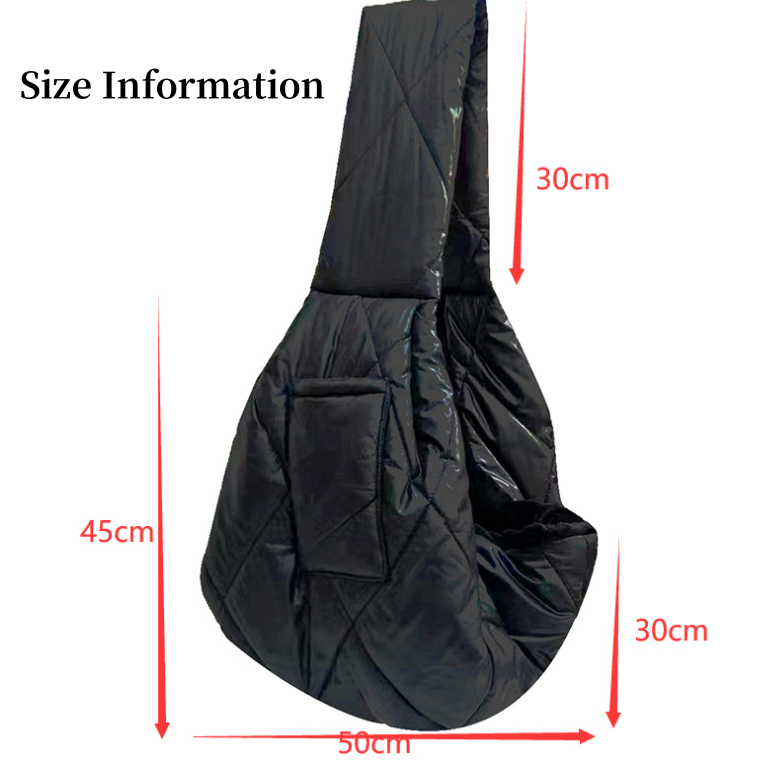 Adjustable Pet Carrier (Sling Style) – with Hard Base & Soft Padding | Ideal for Small Dogs & Cats